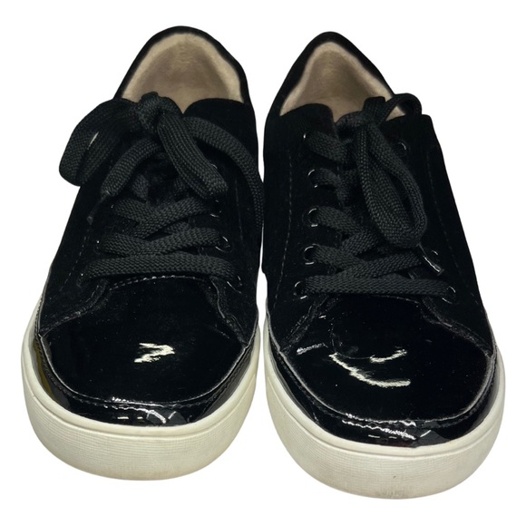 Naturalizer 8 black patent velvet lace up casual shoes comfort business neutral - Picture 3 of 9